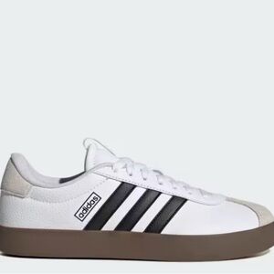 Adidas VL Court 3.0 Women’s Sneakers Size 7 White Black Never Worn. ID8797.